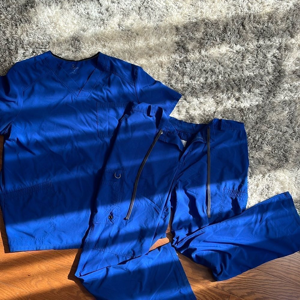 Blue scrubs 